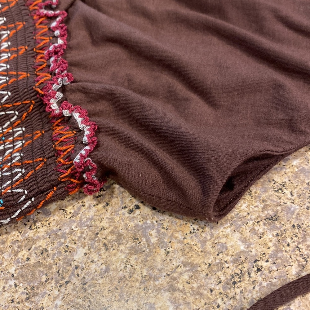 BCBGMAXAZRIA Small Petite Brown Dress With Other Colors - Picture 8 of 17